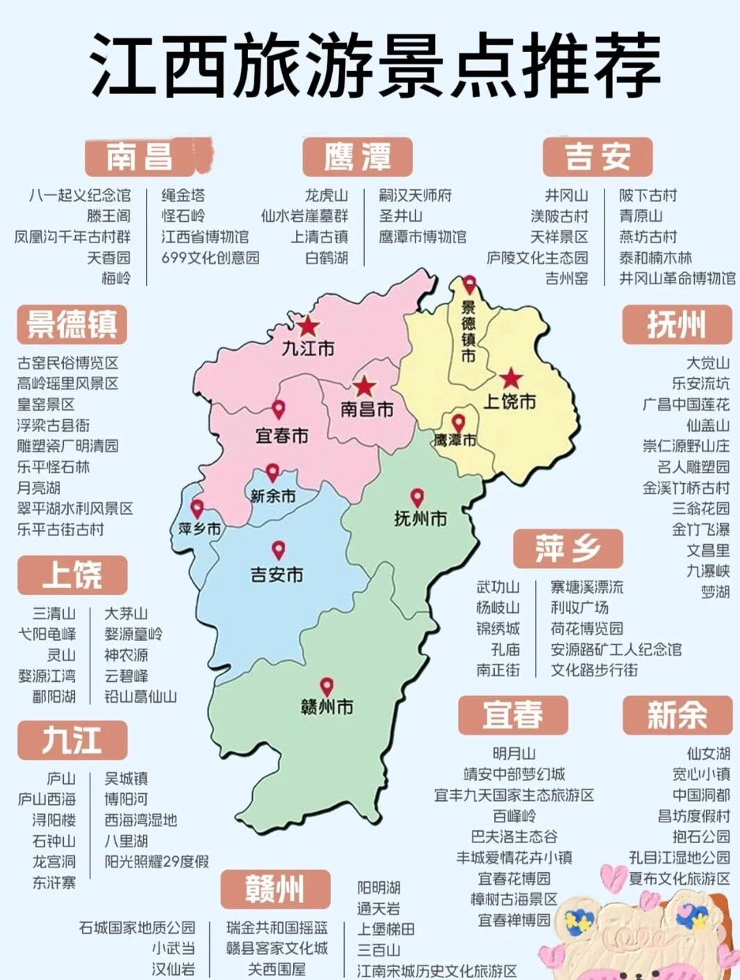[江西景点排行：必游的十个名胜古迹]