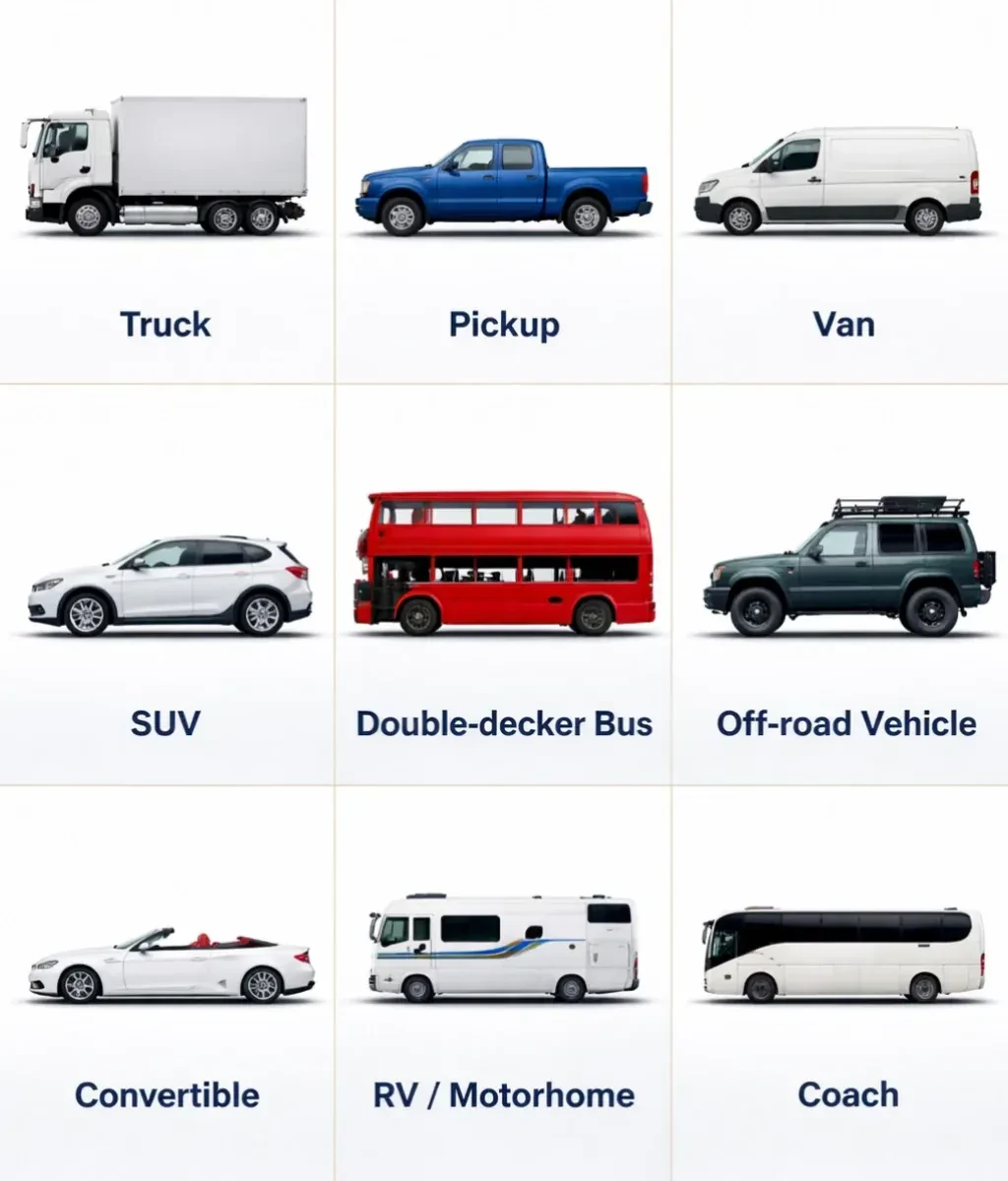 聊聊卡车、皮卡、suv这些英文怎么分